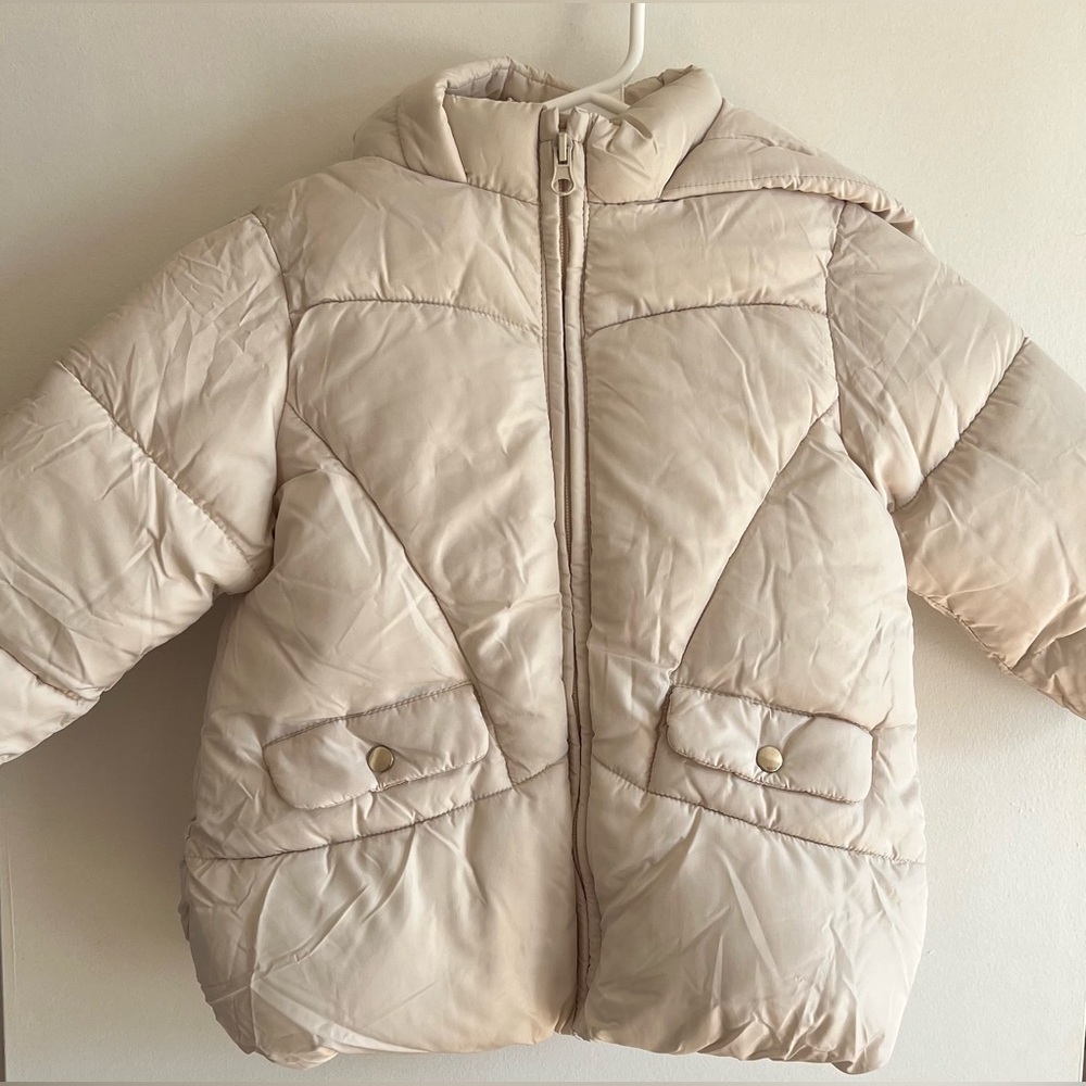 Zara kids puffer coat size 3-4Y